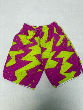 Nike Jordan Jumpman Poolside Shorts Men’s Size  S Pink Volt Yellow